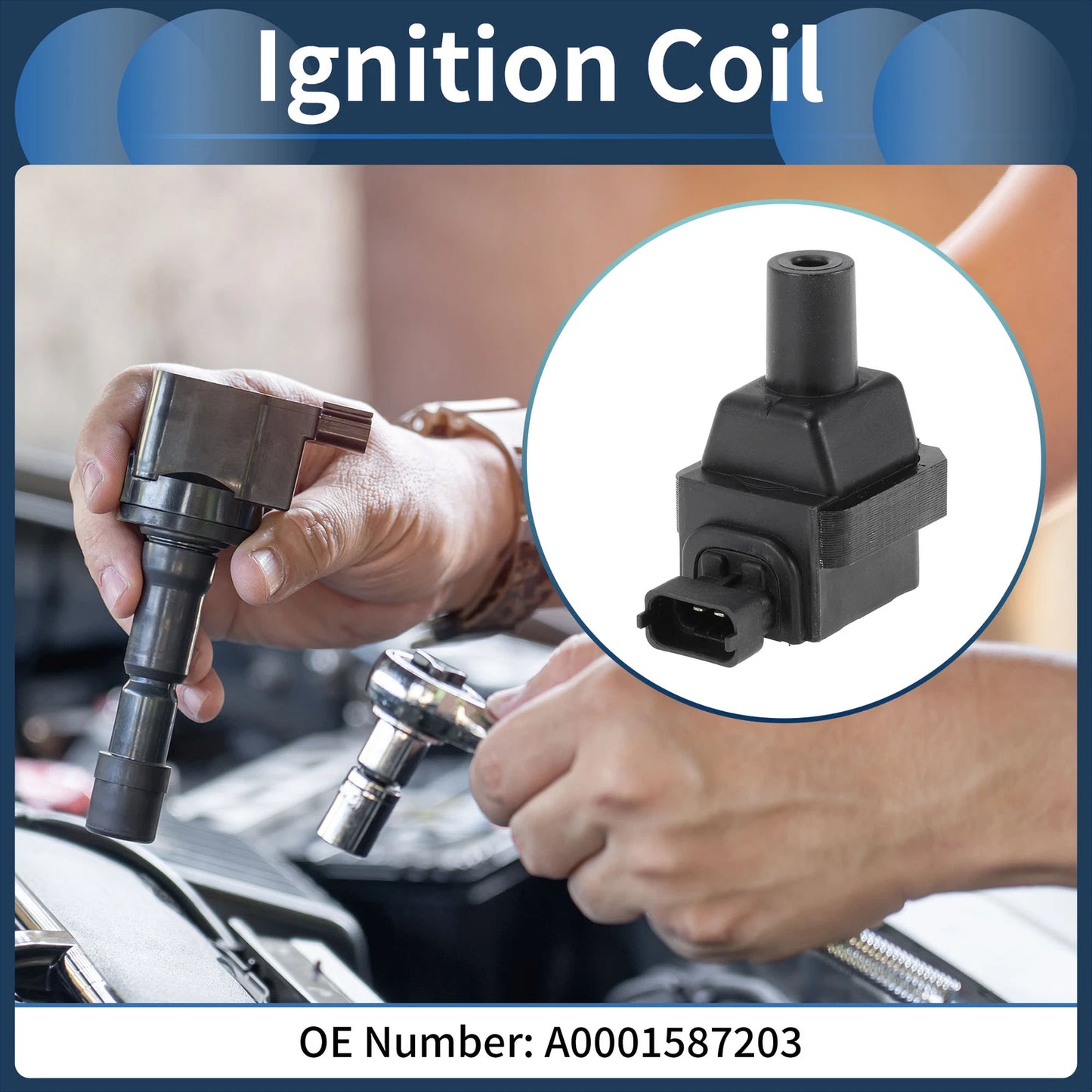 Ignition Coil Pack No.A0001587203 for Mercedes-Benz CL600 (1998–1999)