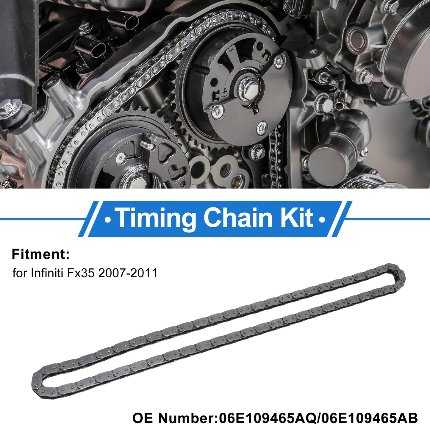 Timing Chain Kit for Audi A6 (2007–2011) No. 06E109465AQ/06E109465AB