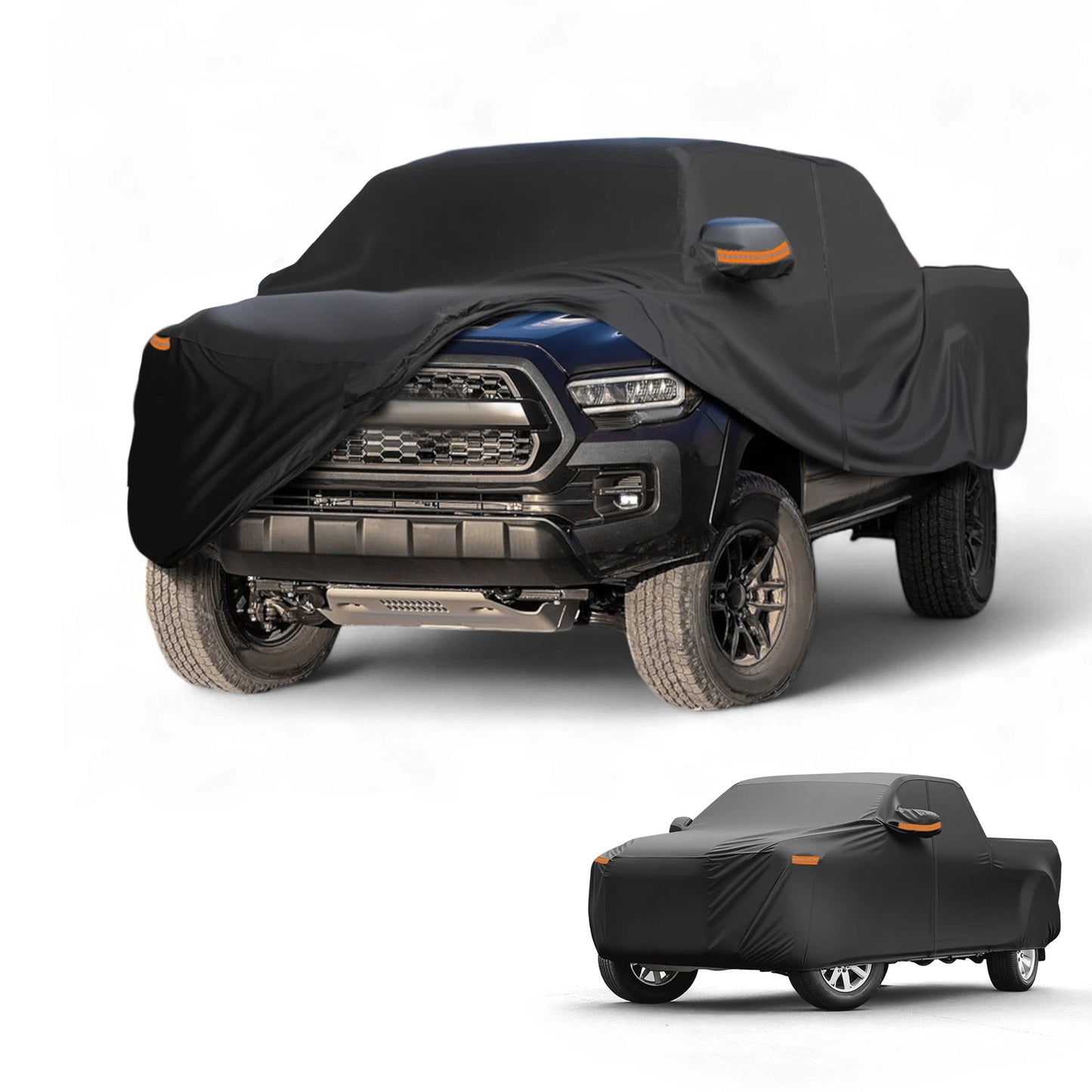 Waterproof Car Cover for Toyota Tacoma (190T-PU, Black)
