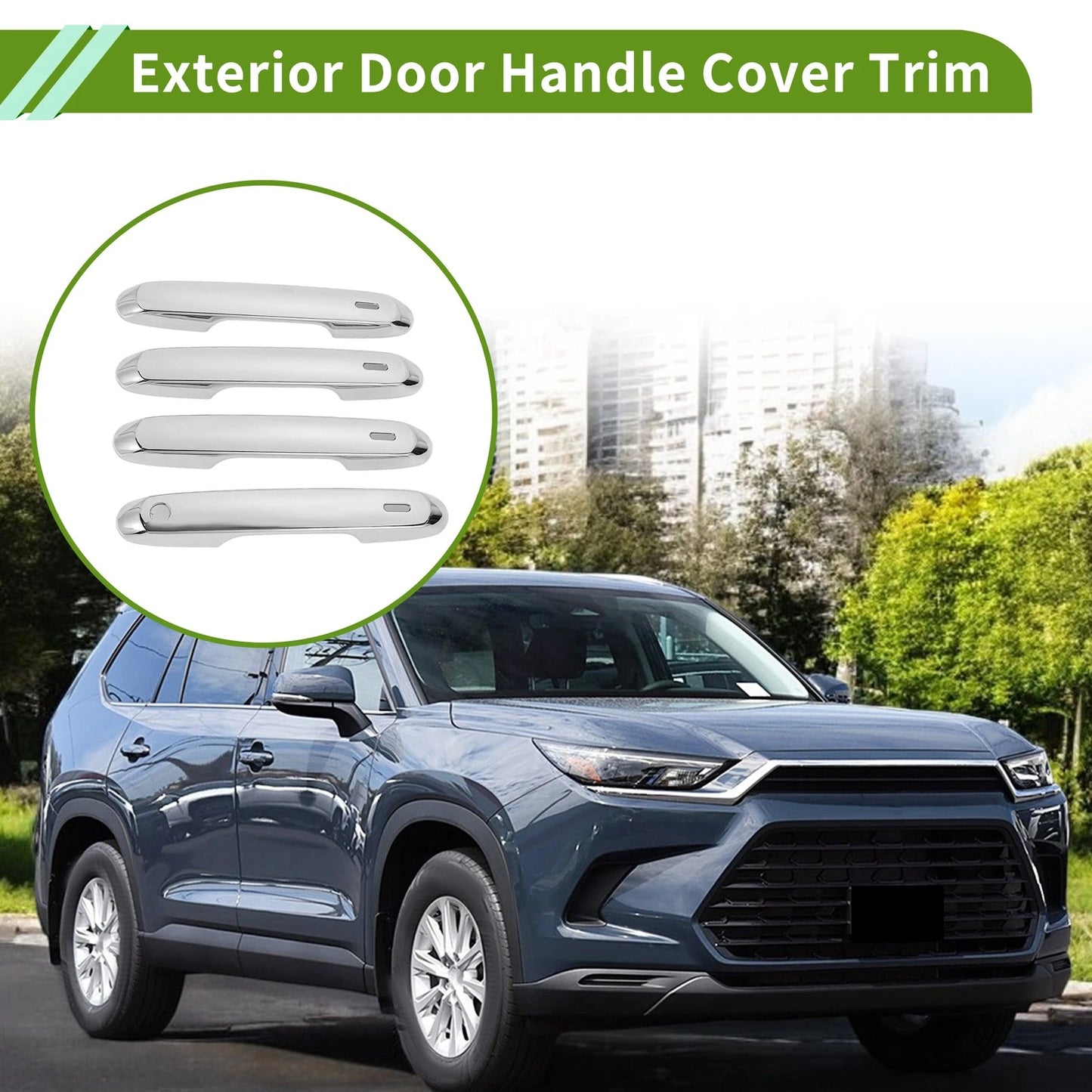 Set of 1 Exterior Door Handle Cover Trim for Toyota Grand Highlander (2024–2025)