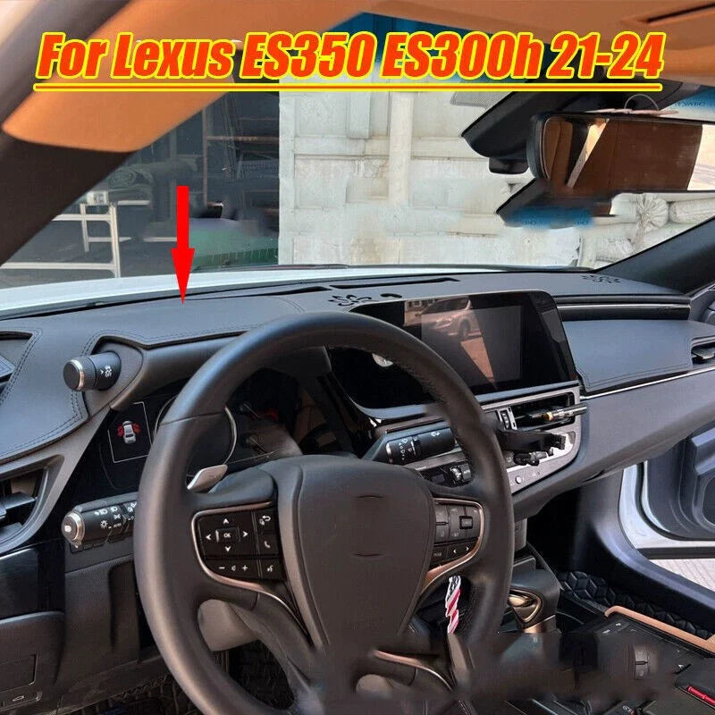 Leather Dashboard Dash Cover Protector Pad Mat for Lexus ES350 300h (2021–2024)