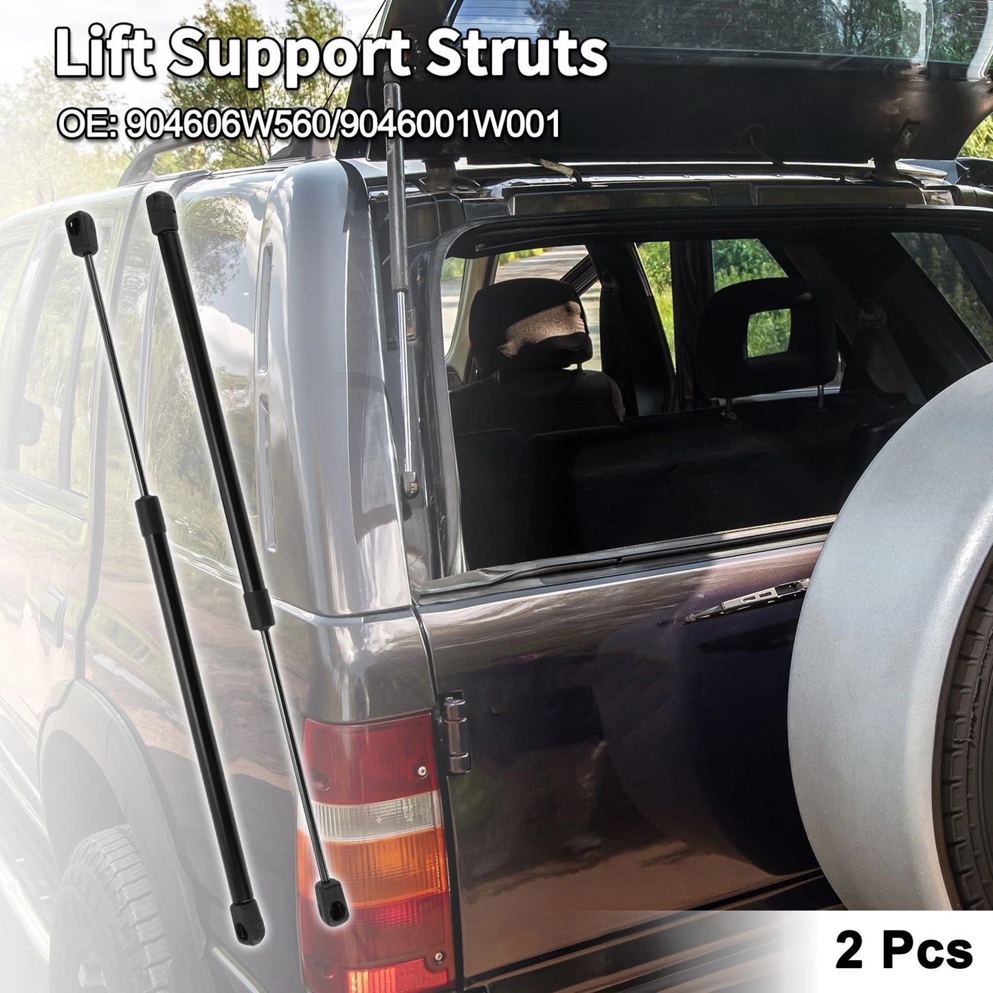 Rear Window Glass Lift Supports Struts No. 904606W560 for Nissan Pathfinder (1996–2004)