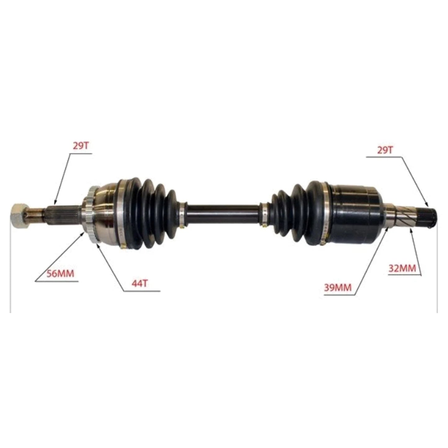 CV Drive Shaft for Nissan X-Trail T31 2008~2014 2.0L Manual Gearbox 6sp