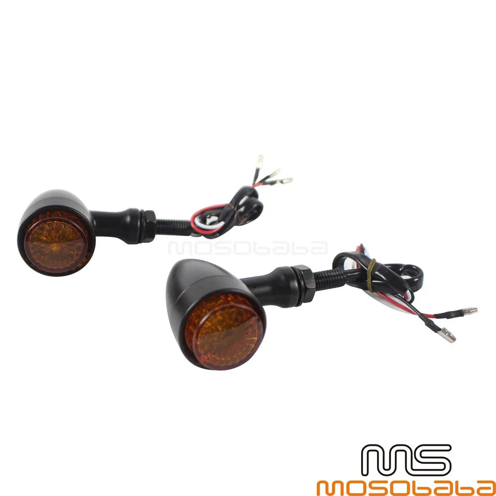LED Amber Turn Signal Light for Harley Suzuki Universal
