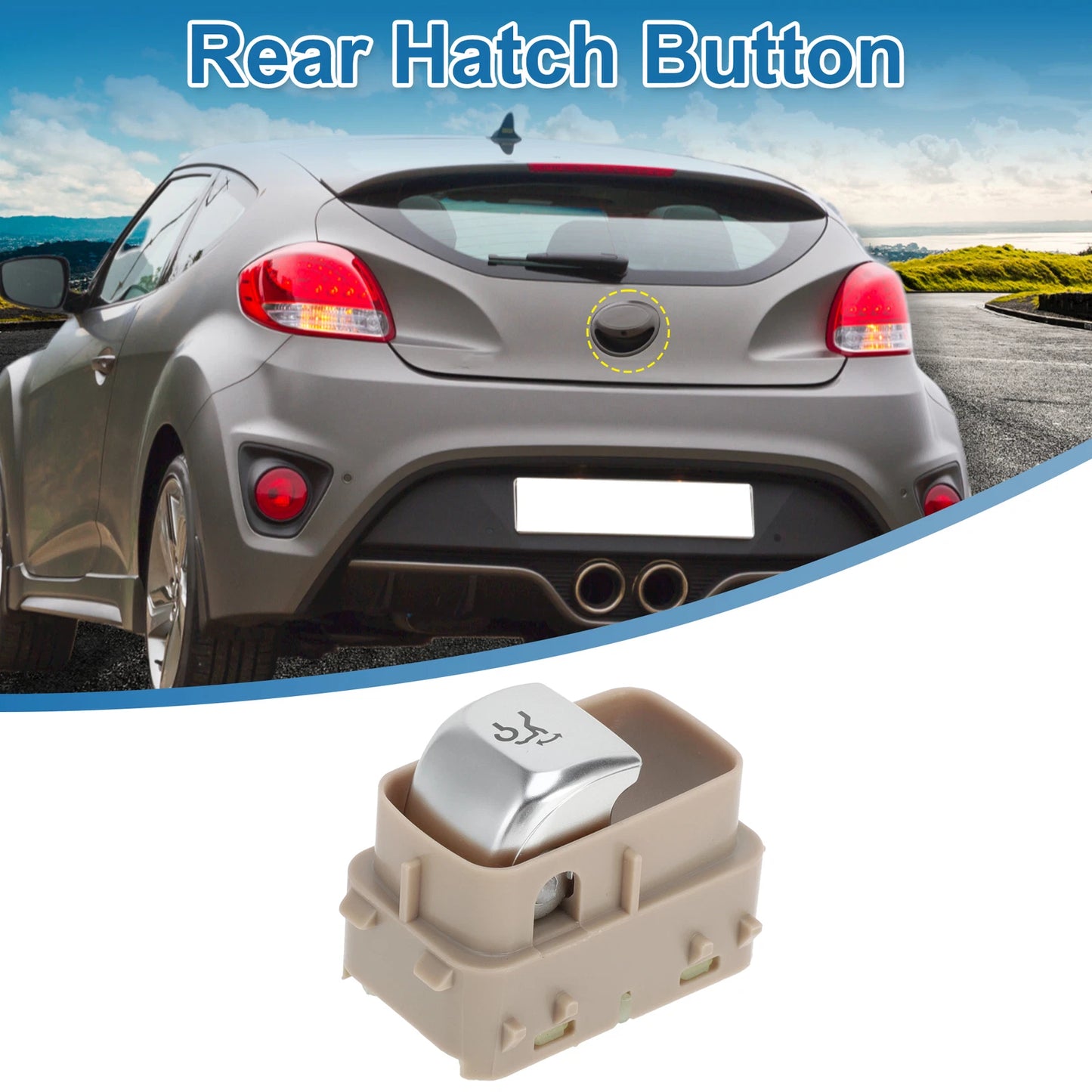 Trunk Release Switch No. 2059051713 for Mercedes-Benz C300 C400 C63 AMG (2015–2019)