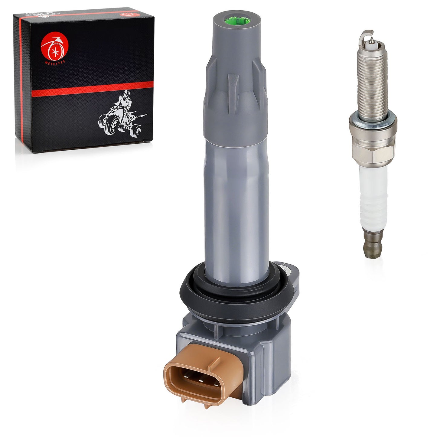 Ignition Coil & Spark Plug for Can-Am Maverick X3 Max Turbo (2017–2021)