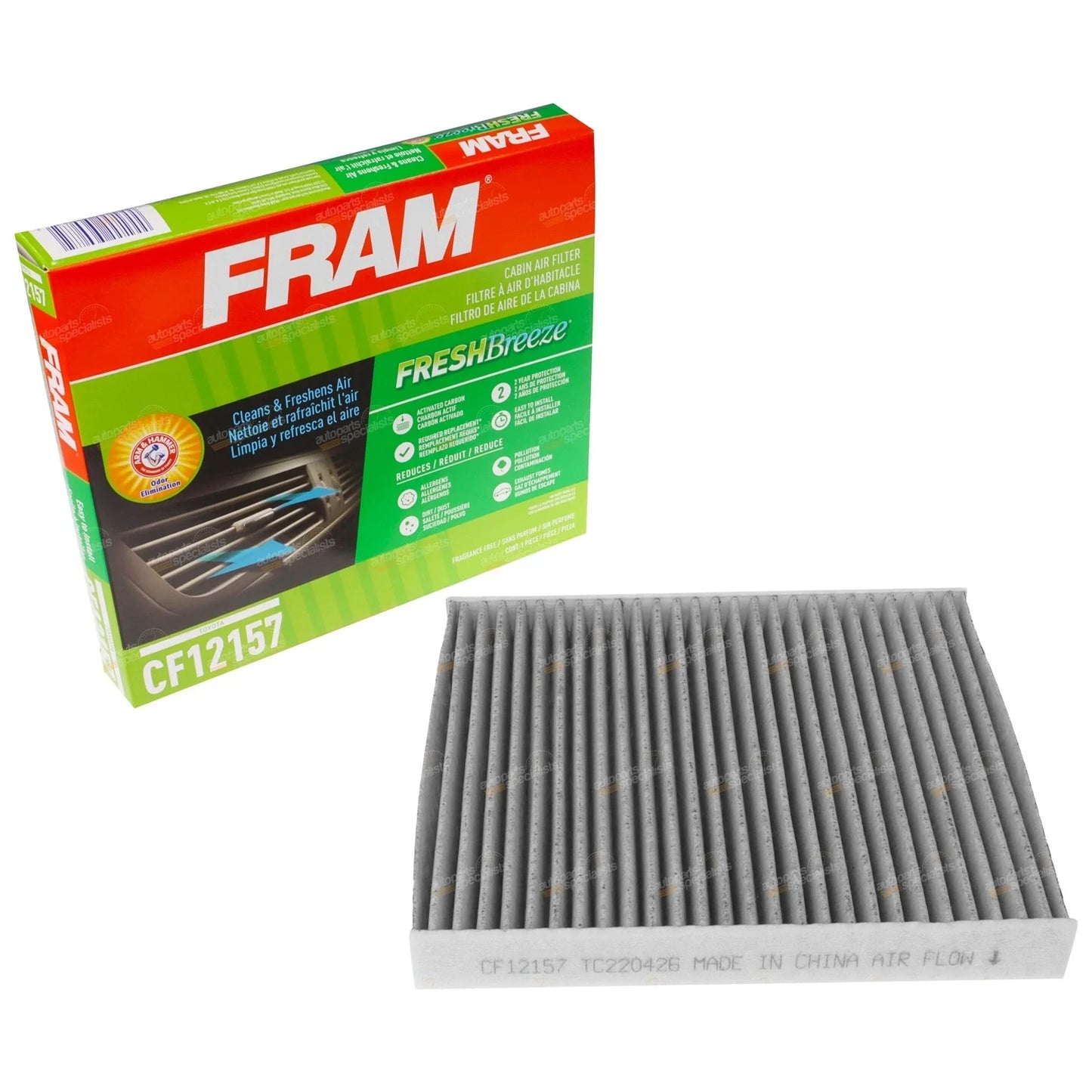 Cabin Air Filter Cleaner for Hilux TGN121 (2015–2019)