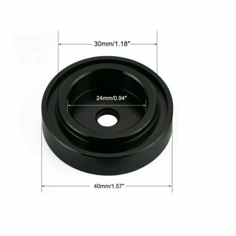 Black Rear Wiper Block Off Plug Cap for Honda / BMW E46 / Mk4