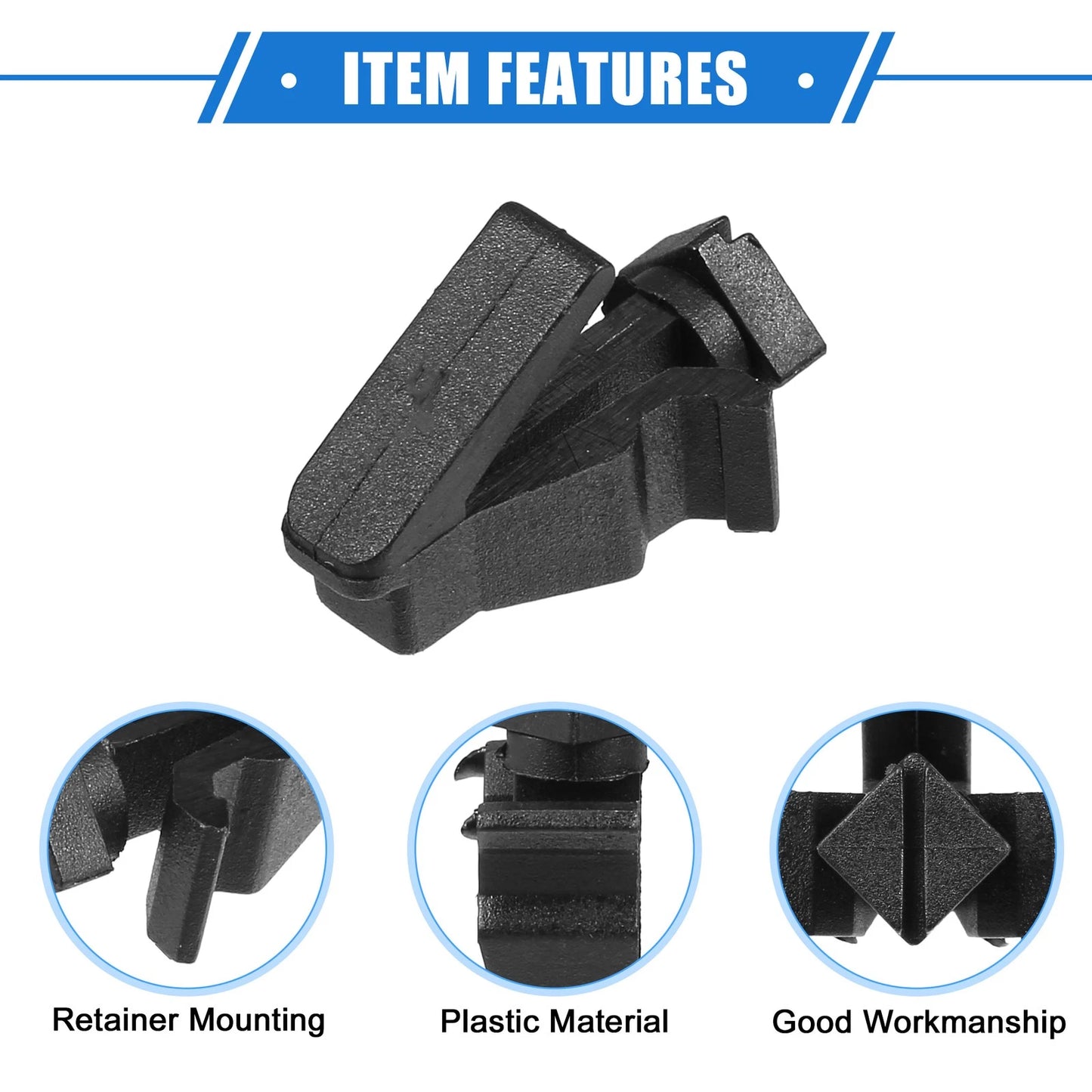 50 Pcs Front Grille Bumper Cover Clip for Nissan Altima (2002–2004)