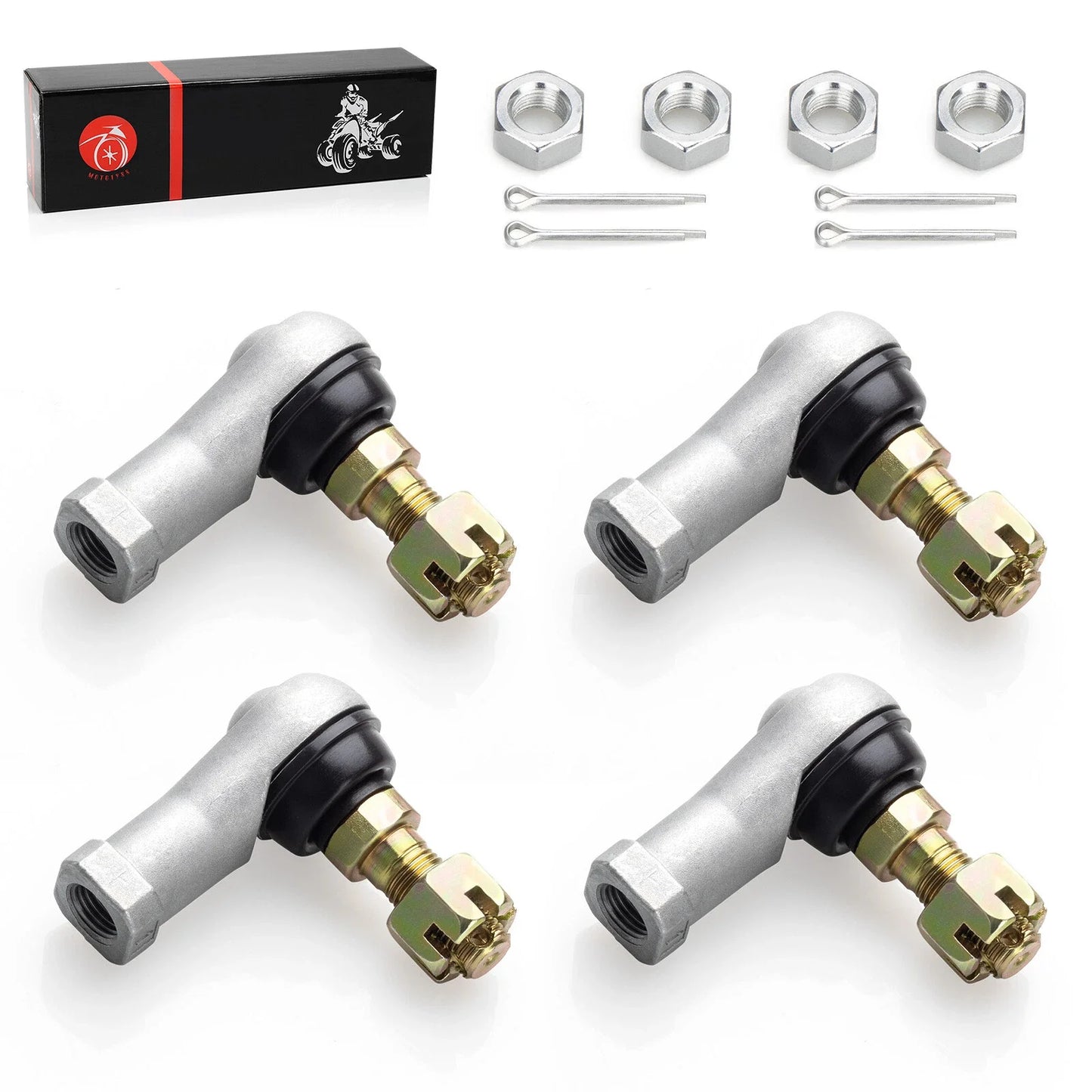 Right/Left Tie Rod End Kit for Yamaha Grizzly 350 400 450 Bruin 350