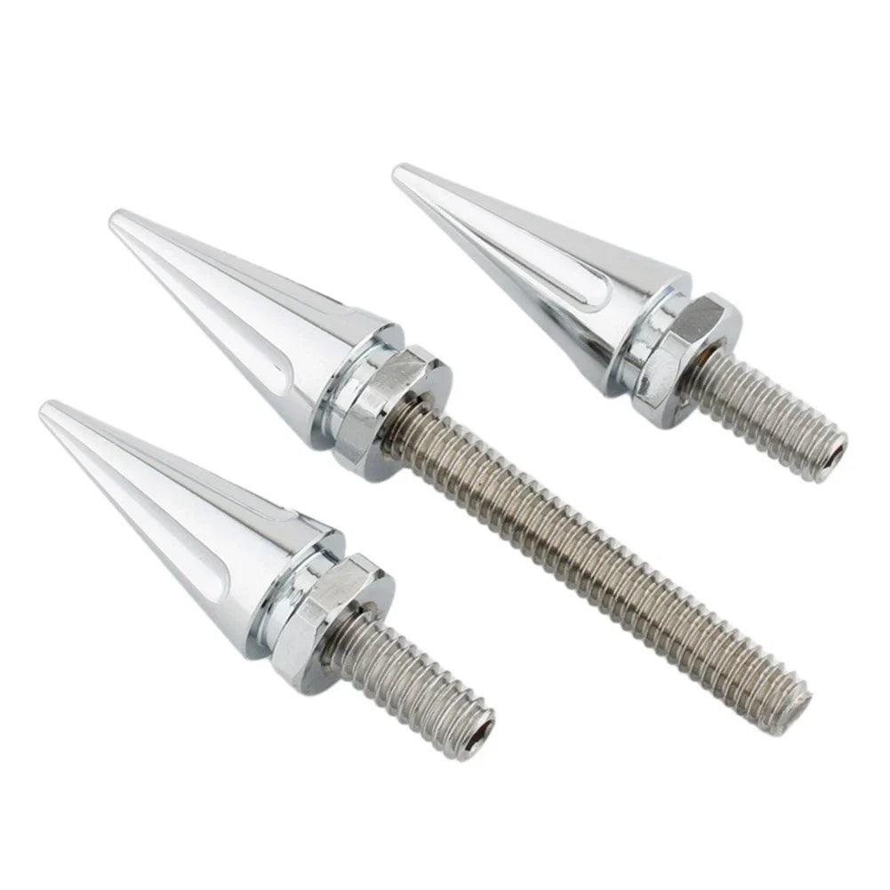 3 x Windshield Chrome Screws for Harley Electra Glide, Street Glide (2014+)