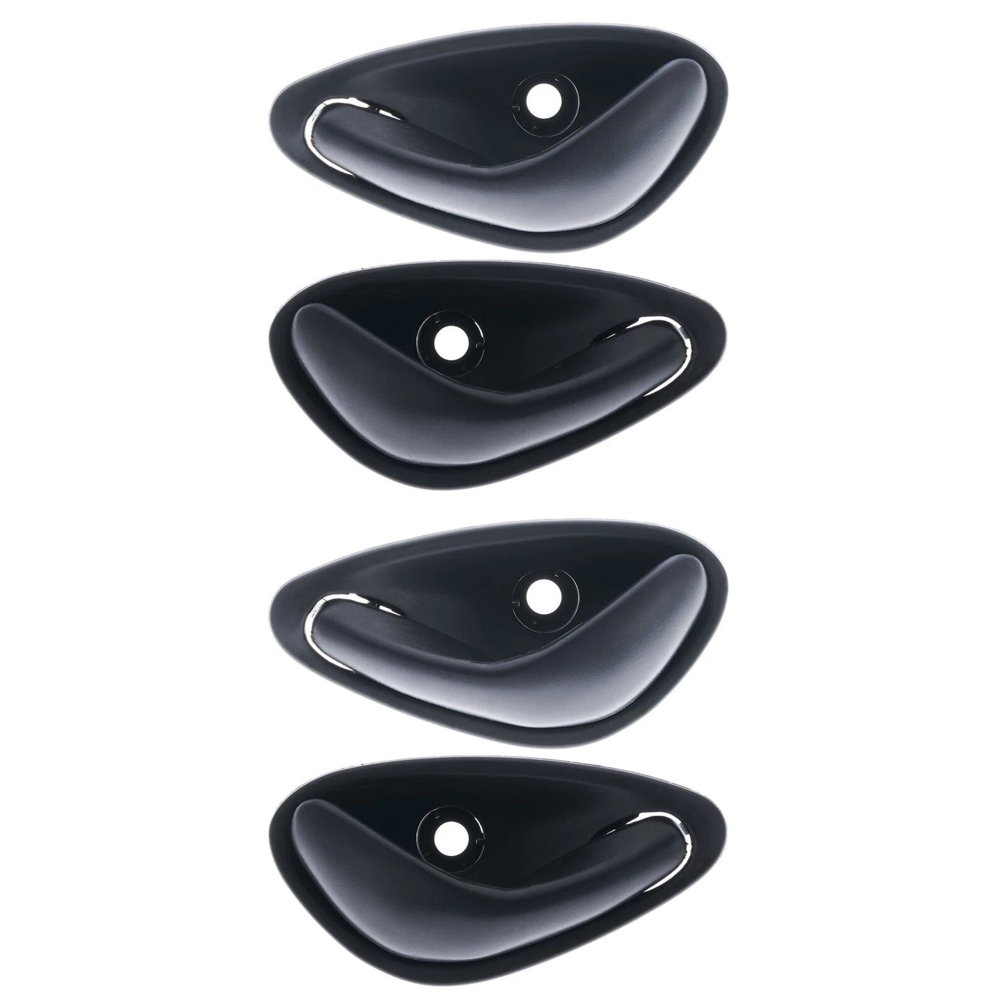 Set of 4 Inner Door Handles for Holden Commodore (1997–2007) Black