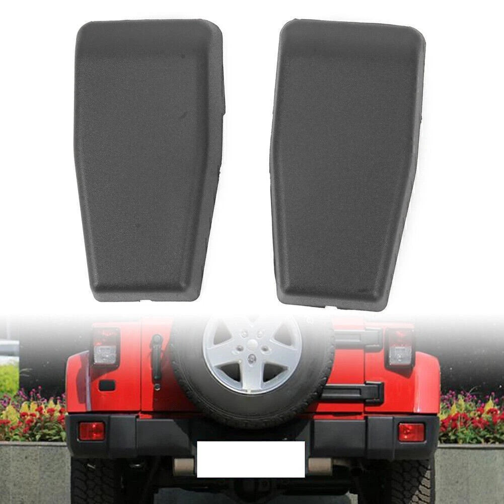 5 Pcs Door Handle Push Button Knobs Cover Trim for Jeep Wrangler JK (2007–2017)