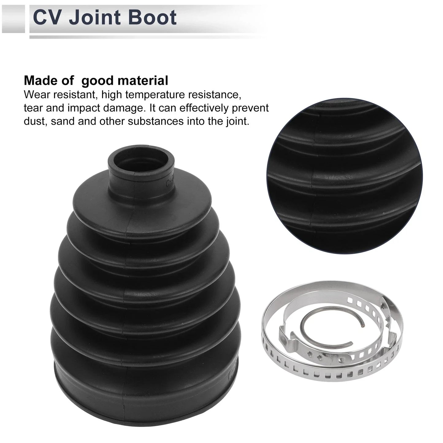 Outer CV Joint Boot Kit with Clamps for BMW X3 (2011-2017)