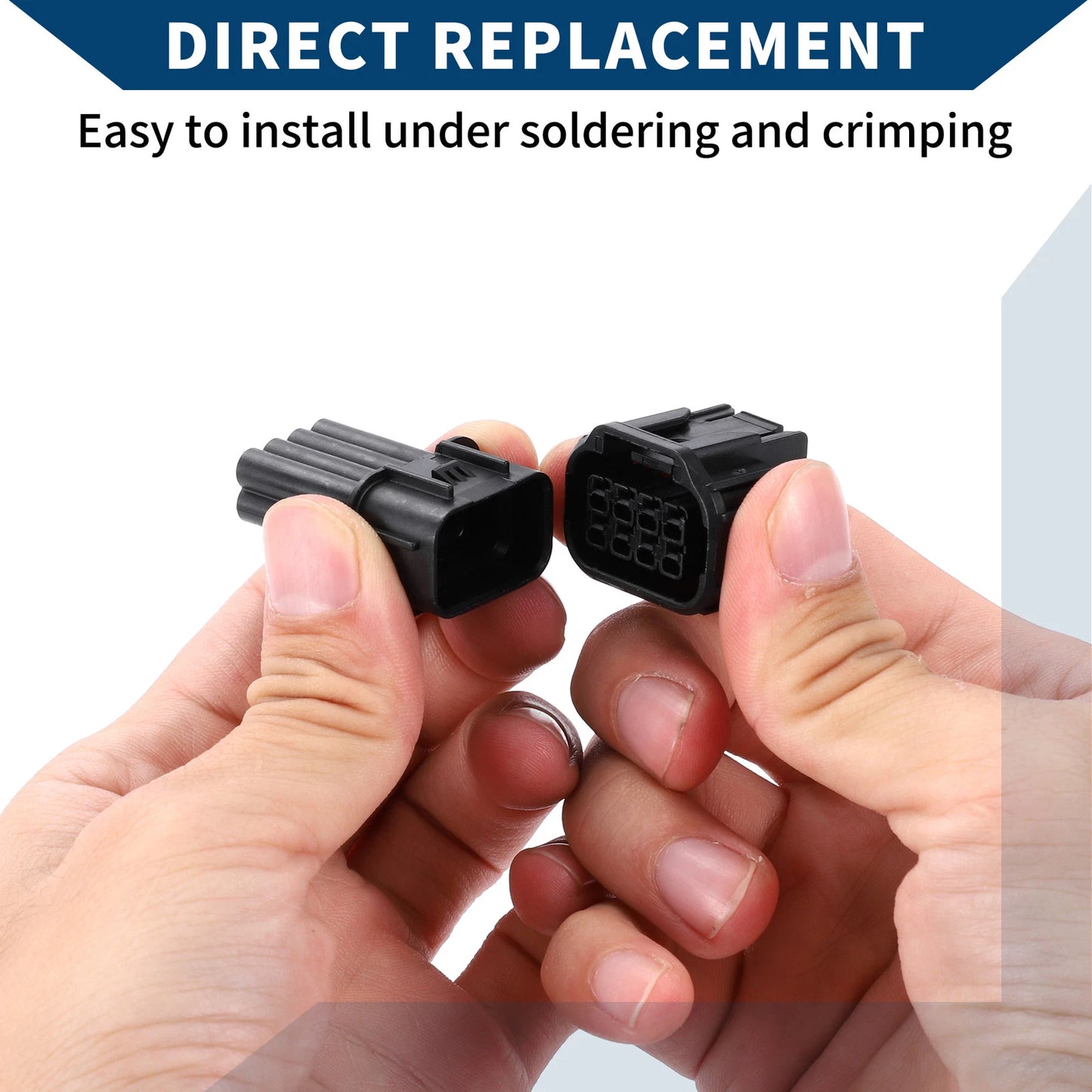 8 Pin Speaker Wiring Harness Connector Plug for Honda