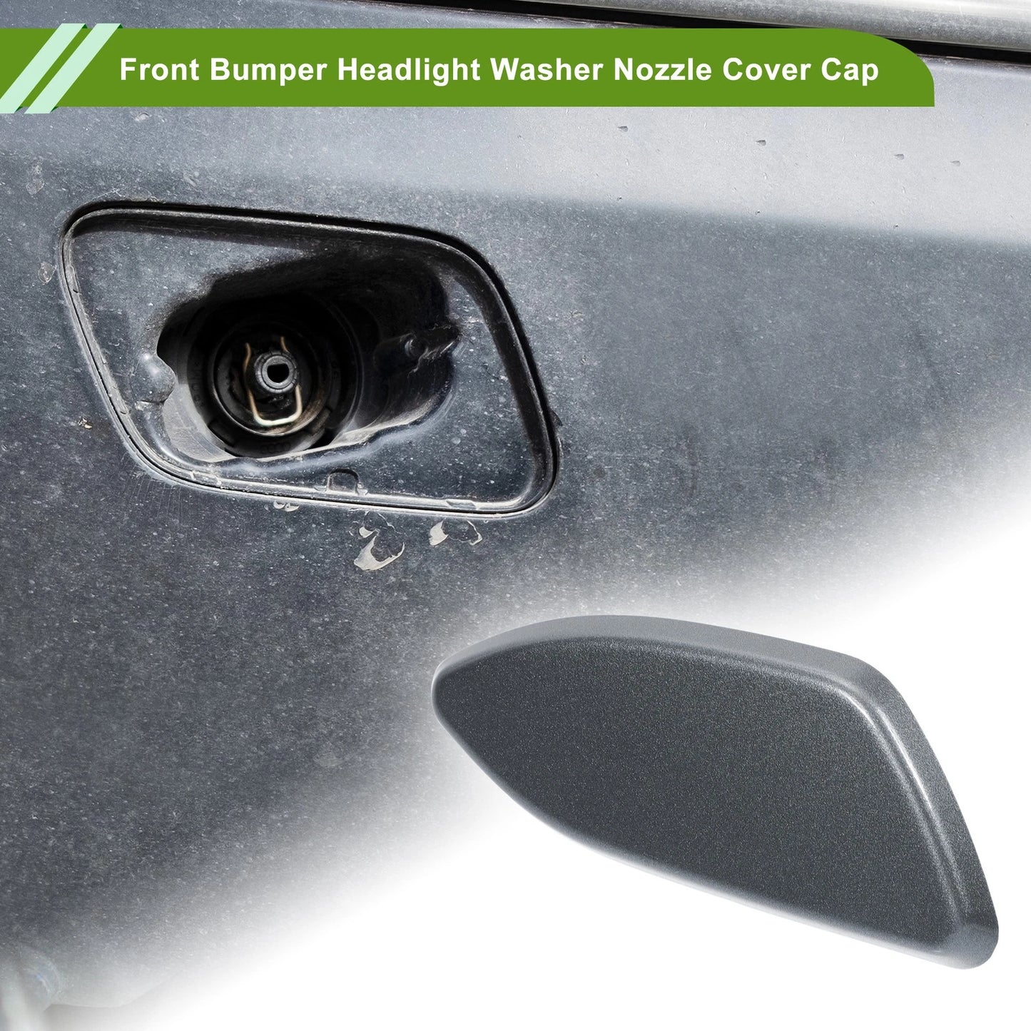 Front Right Washer Nozzle Cover Cap for Toyota Rav4 (2010–2012) 8504442150 Gray