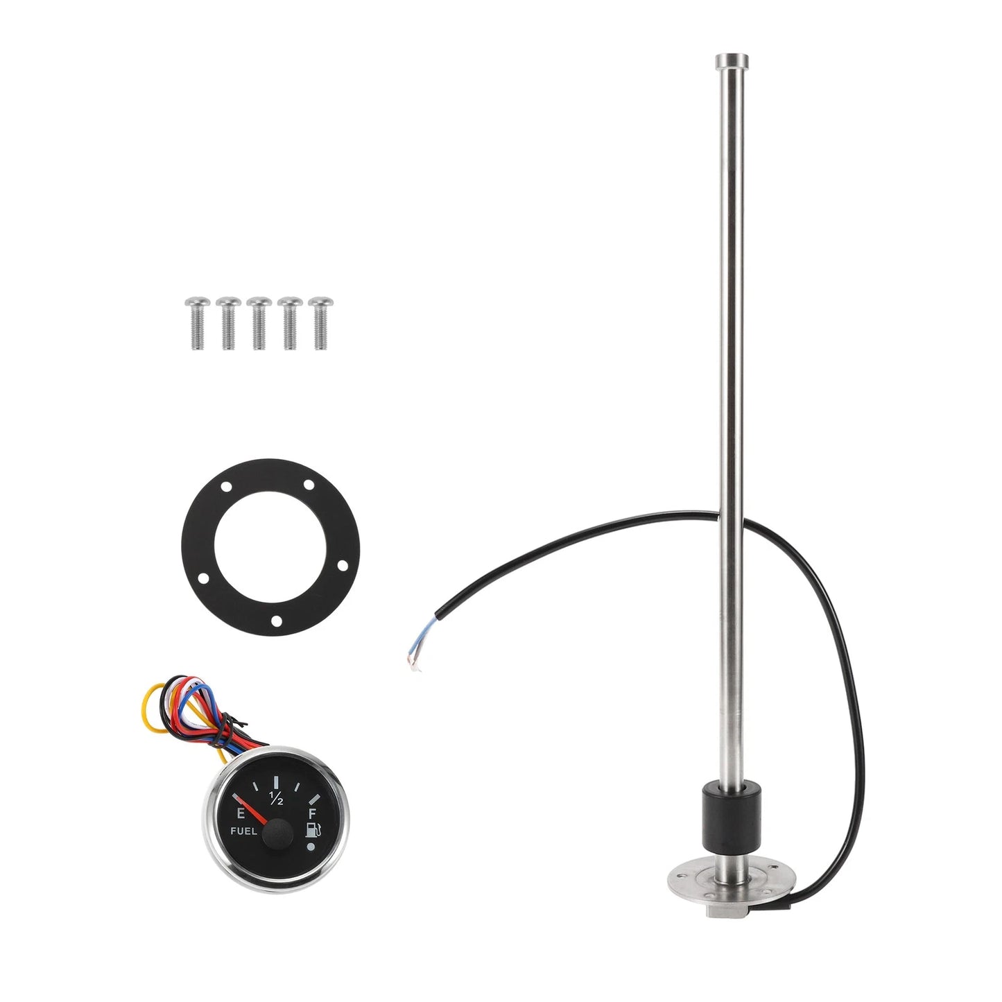 Fuel Sending Unit and Gauge Kit 240-33 Ohm 425mm for Boat Car Truck