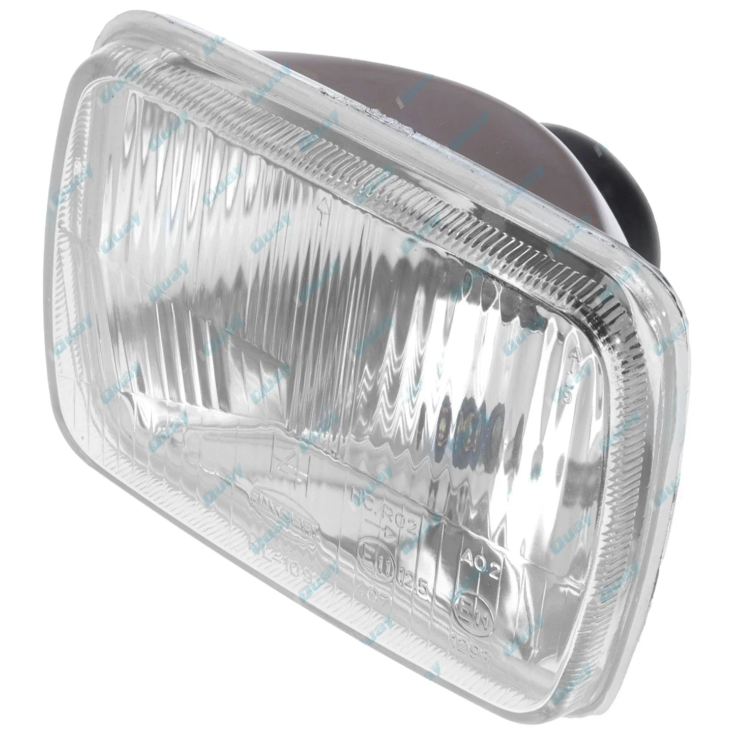 7" x 5" Rectangular Semi Sealed Beam Glass Headlight Pair