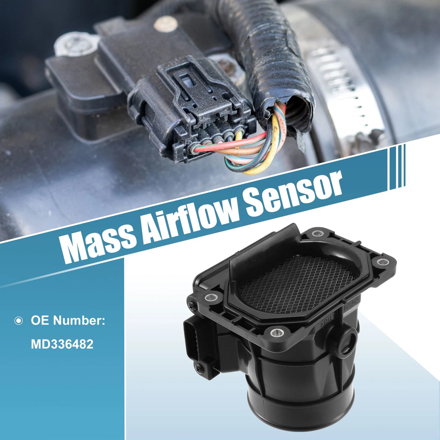 Mass Air Flow Sensor MD336482 for Mitsubishi Eclipse GT (2003–2005)