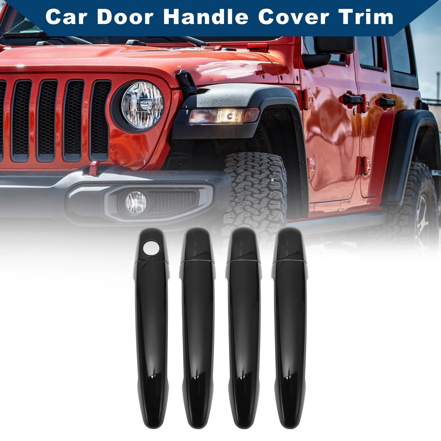 Car Door Handle Cover Trim for Toyota Camry (2007–2011) Black