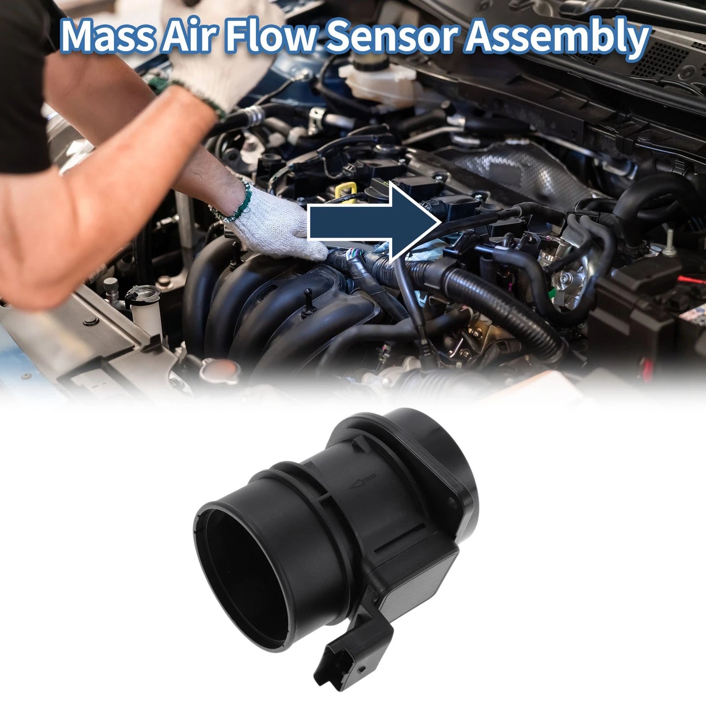 Mass Air Flow Sensor Assembly No. 9110733 for Nissan Primastar (2001–2021)