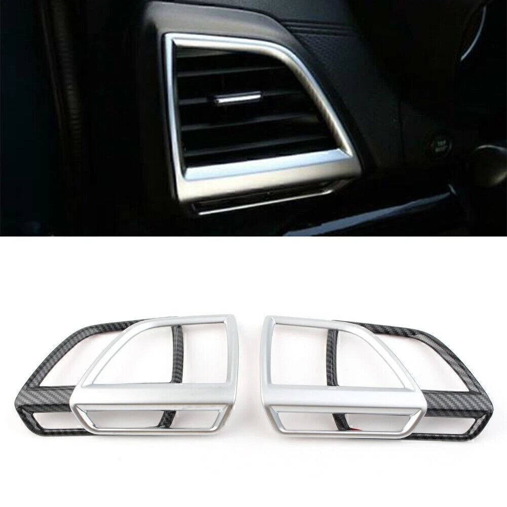 Silver Inner Side Air Vent Outlet Trim Cover for Subaru Forester (2019–2020)