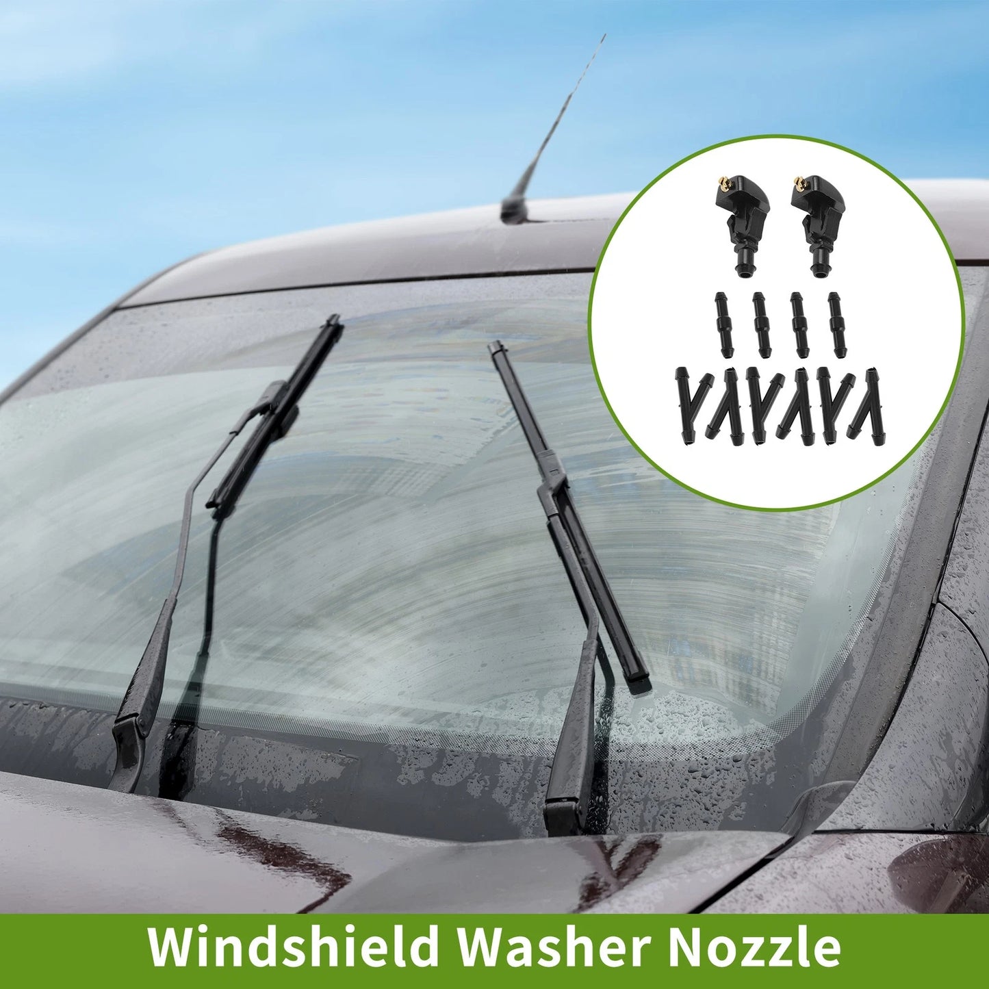 Windshield Washer Nozzle Set for Ford (No. 3W7Z17603AA)