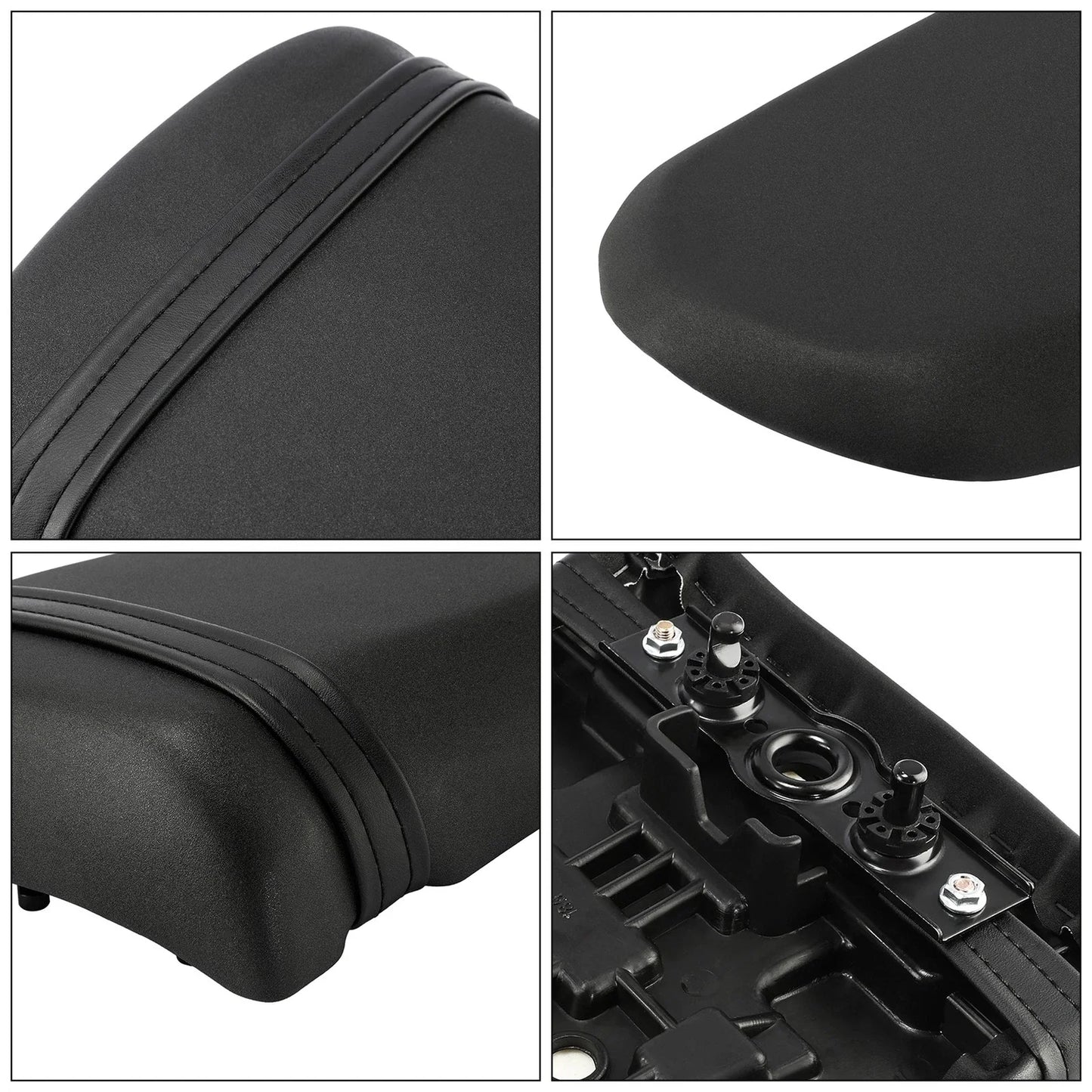 Synthetic Leather Rear Pillion Passenger Seat for Suzuki GSXR1000 (2003-2004)