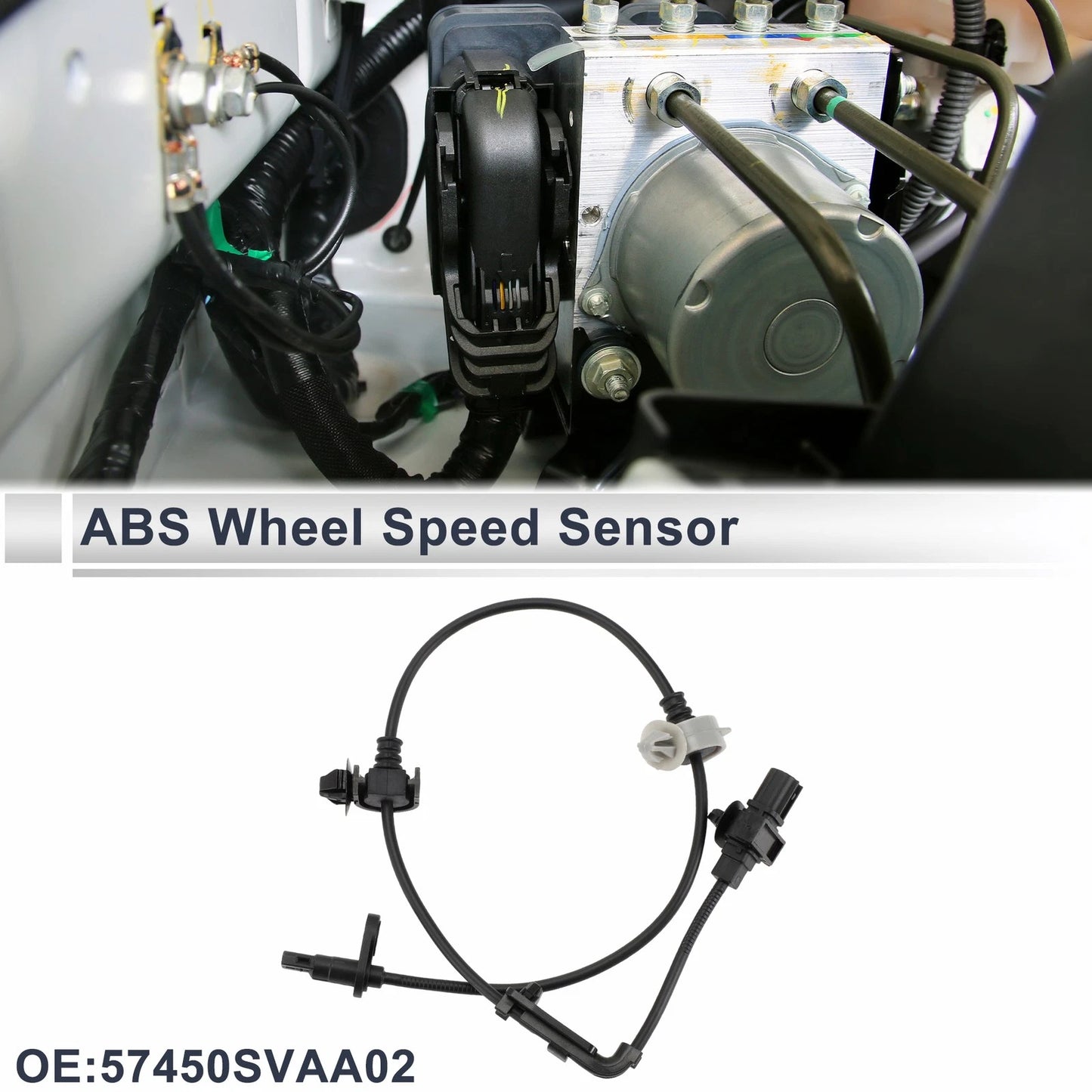 ABS Wheel Speed Sensor No. 57450SVAA02 for Honda Civic (2016–2021)