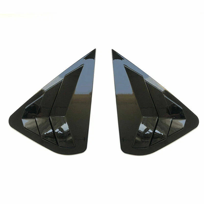 Gloss Black Rear Window Louver Cover Side Vent Nissan Altima Teana (2013–2018)