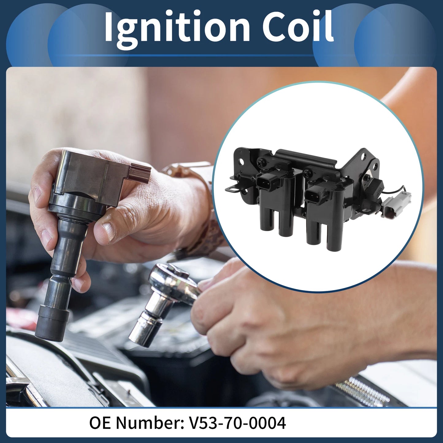 Ignition Coil Pack No.V53-70-0004 for Hyundai Accent (2001–2005)