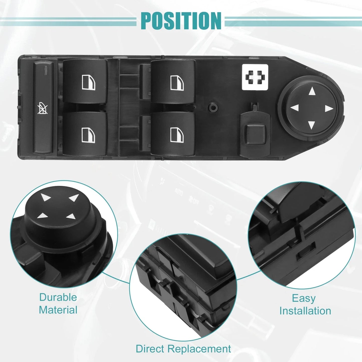 4pin Power Window Switch for BMW X3 E83 (2004 - 2010)