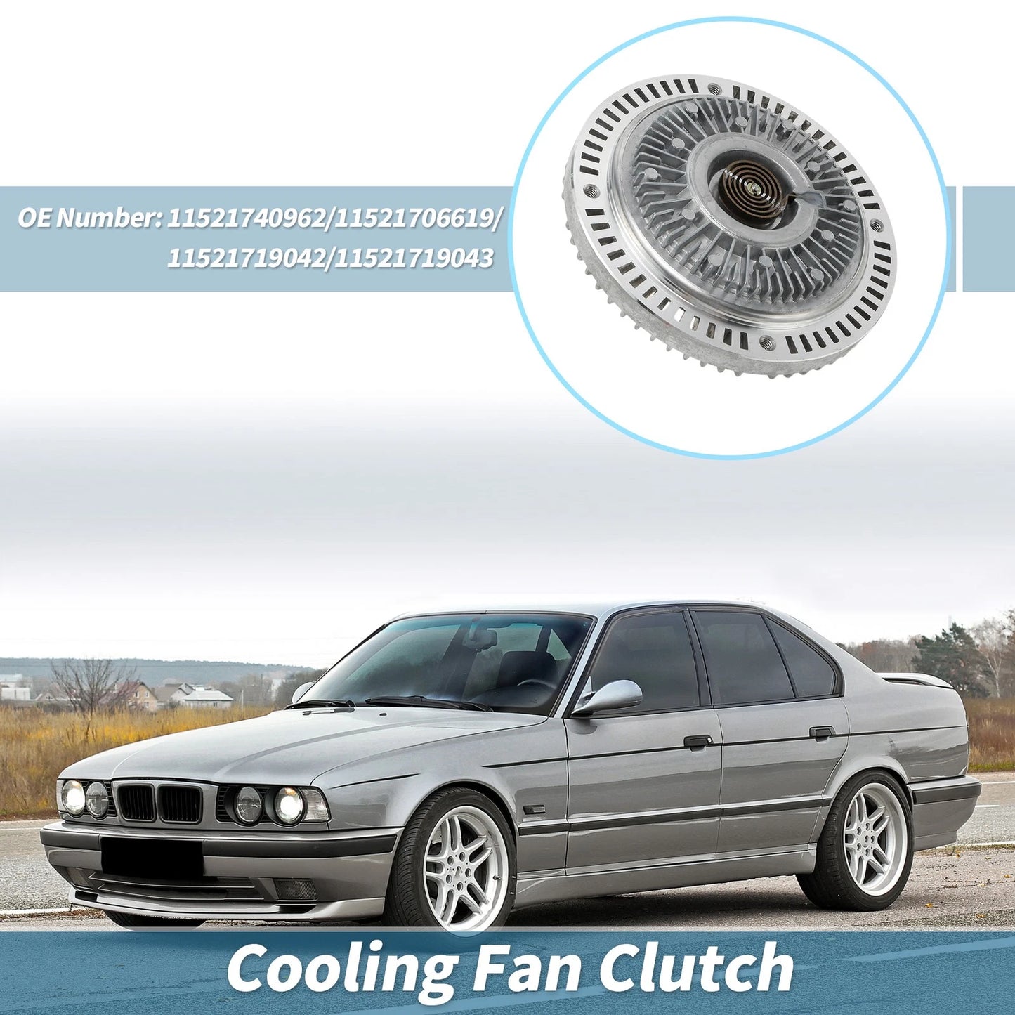 Engine Cooling Fan Clutch for BMW 318i (E30) (1984–1995) No. 11521740962