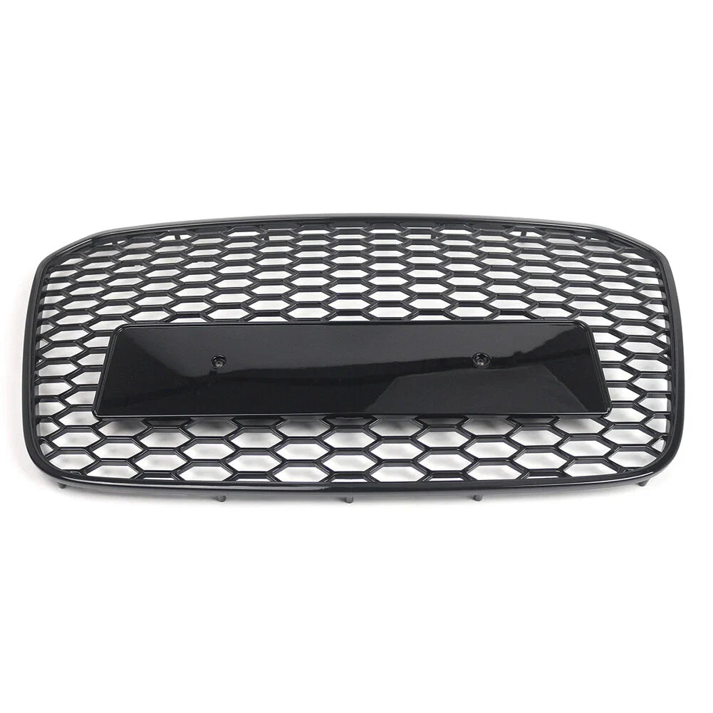 Front Bumper Mesh Grill for Audi A6 S6 C7 (2012-2015) Black