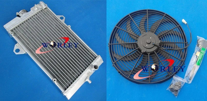 Aluminum Radiator with Fan for Yamaha Raptor YFM700 (2006–2012)