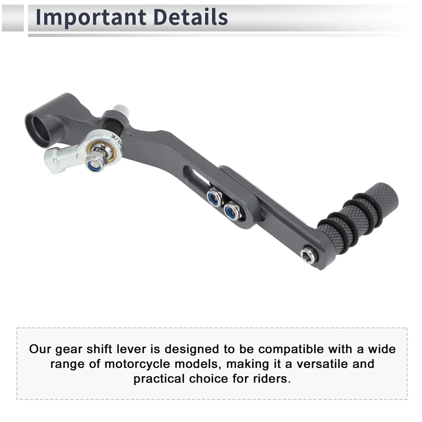 Motorcycle Gear Shifter Lever for Honda CBR650R 2019-2022 Titanium Tone