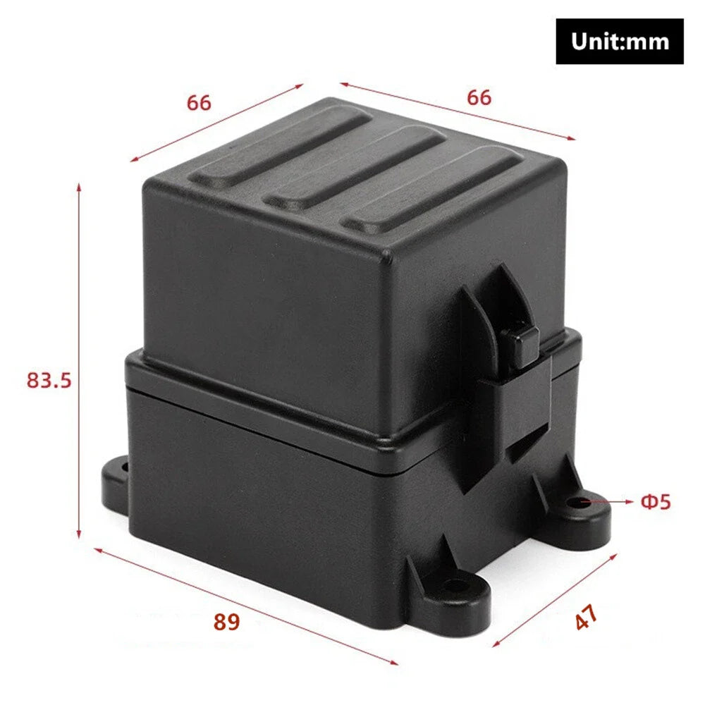12V 3-Way Fuse Relay Box with 5-Pin 40A Relays for Car Truck Accessories
