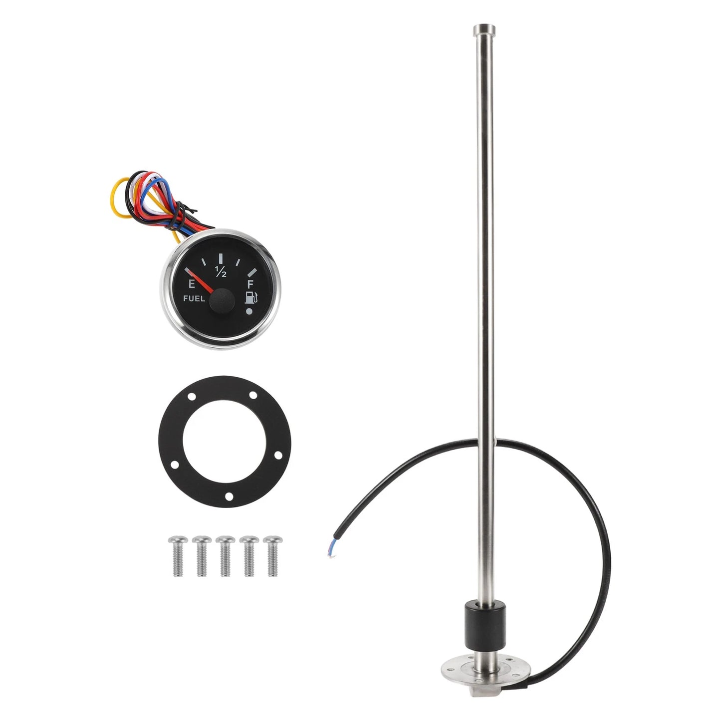Fuel Sending Unit and Gauge Kit 240-33 Ohm for Boat Car Truck (510mm)