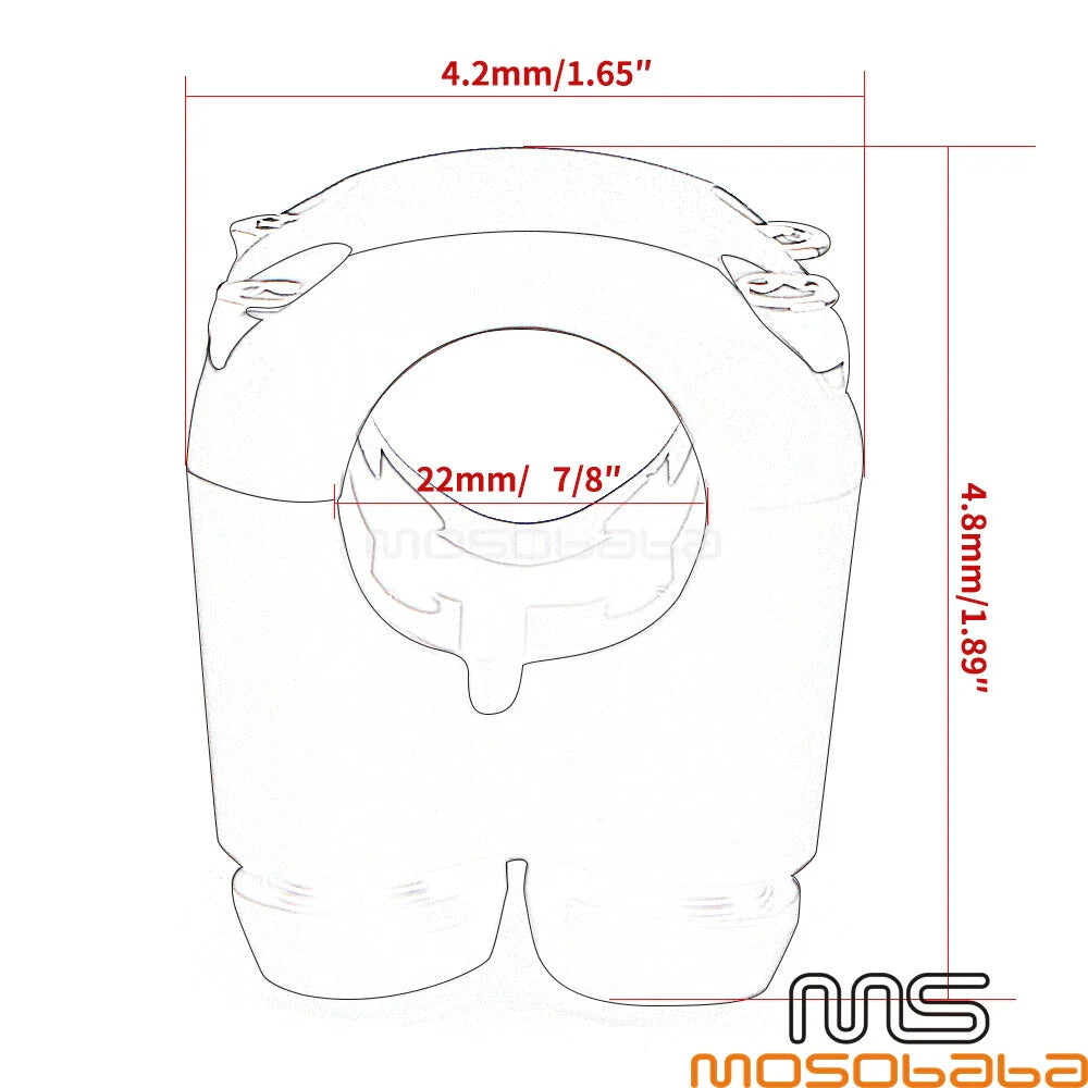 7/8'' Motorcycle M-Switch for Honda, Harley, Kawasaki