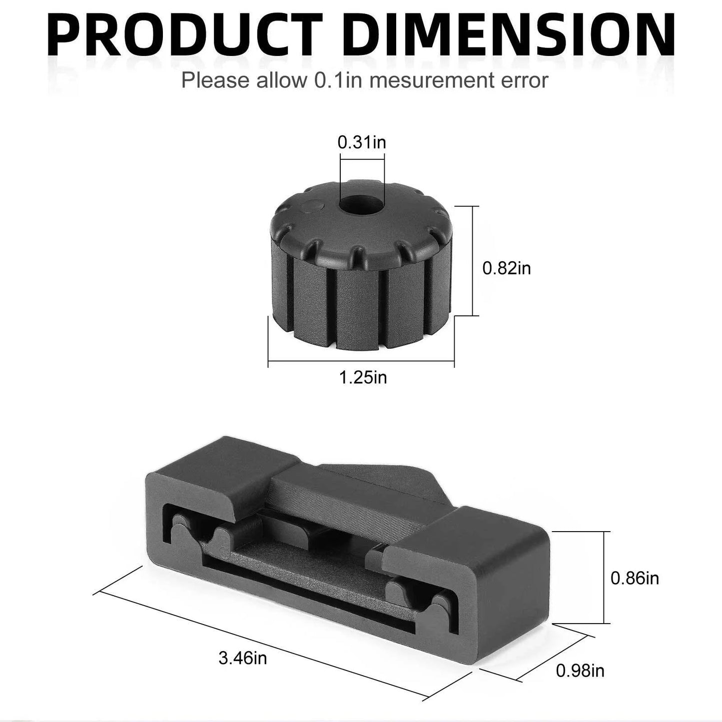Front & Rear Fuel Tank Rubber Holder Kit for Honda CB350/CL350 (1968–1976)