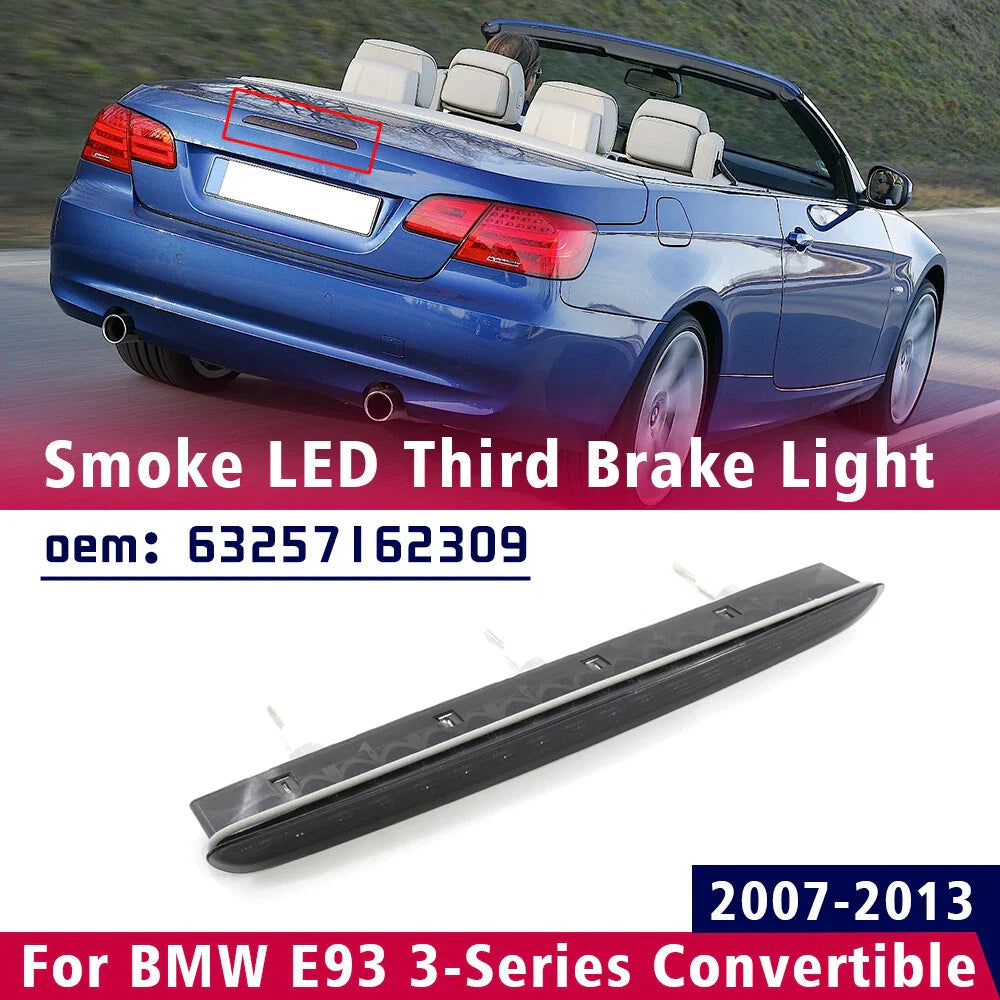 Smoke LED 3rd Brake Light for BMW E93 3-Series Convertible (2007–2013)