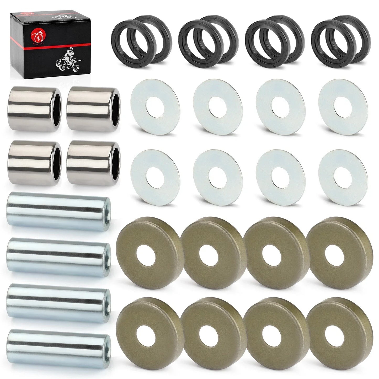 Front Lower A-Arm Bushing Shaft Seal for Suzuki LT-Z400 Quadsport (2003–2008)