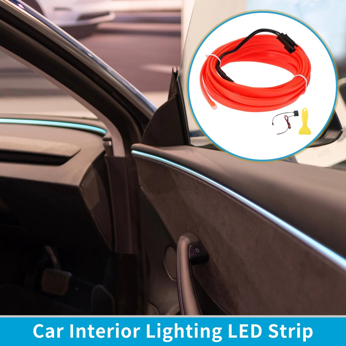 3 Meter LED Strip Lighting for Car Interior Decoration (12V)