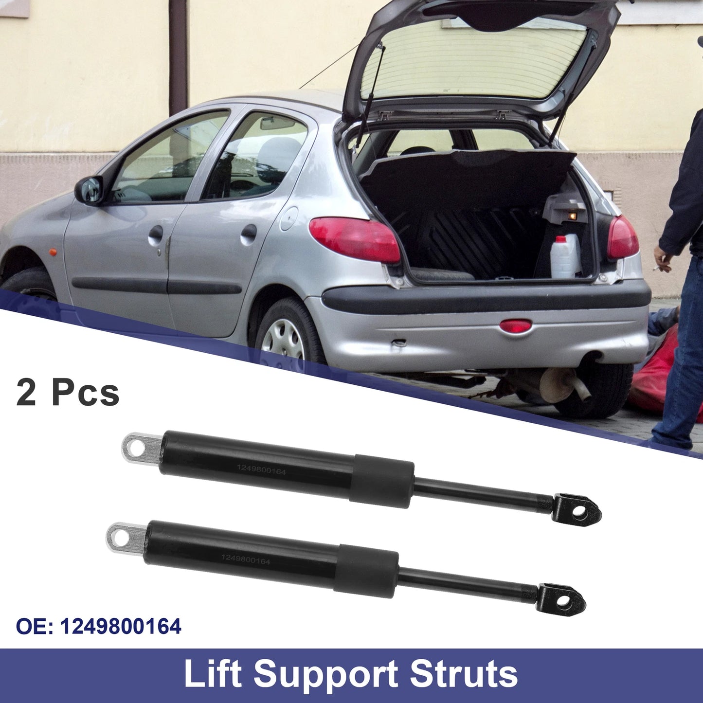 2 Pcs Rear Hatch Lift Support Struts No.1249800164 for Mercedes-Benz E-Class (2003–2009)