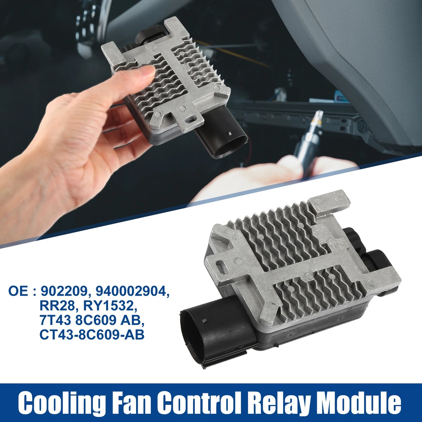 Radiator Cooling Fan Control Module Relay for Ford Crown Victoria (1992–2011)