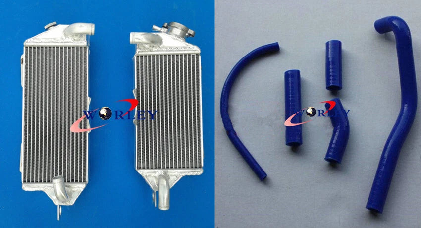 Full Aluminum Radiator with Hoses for Kawasaki KX500 (1988–2004)