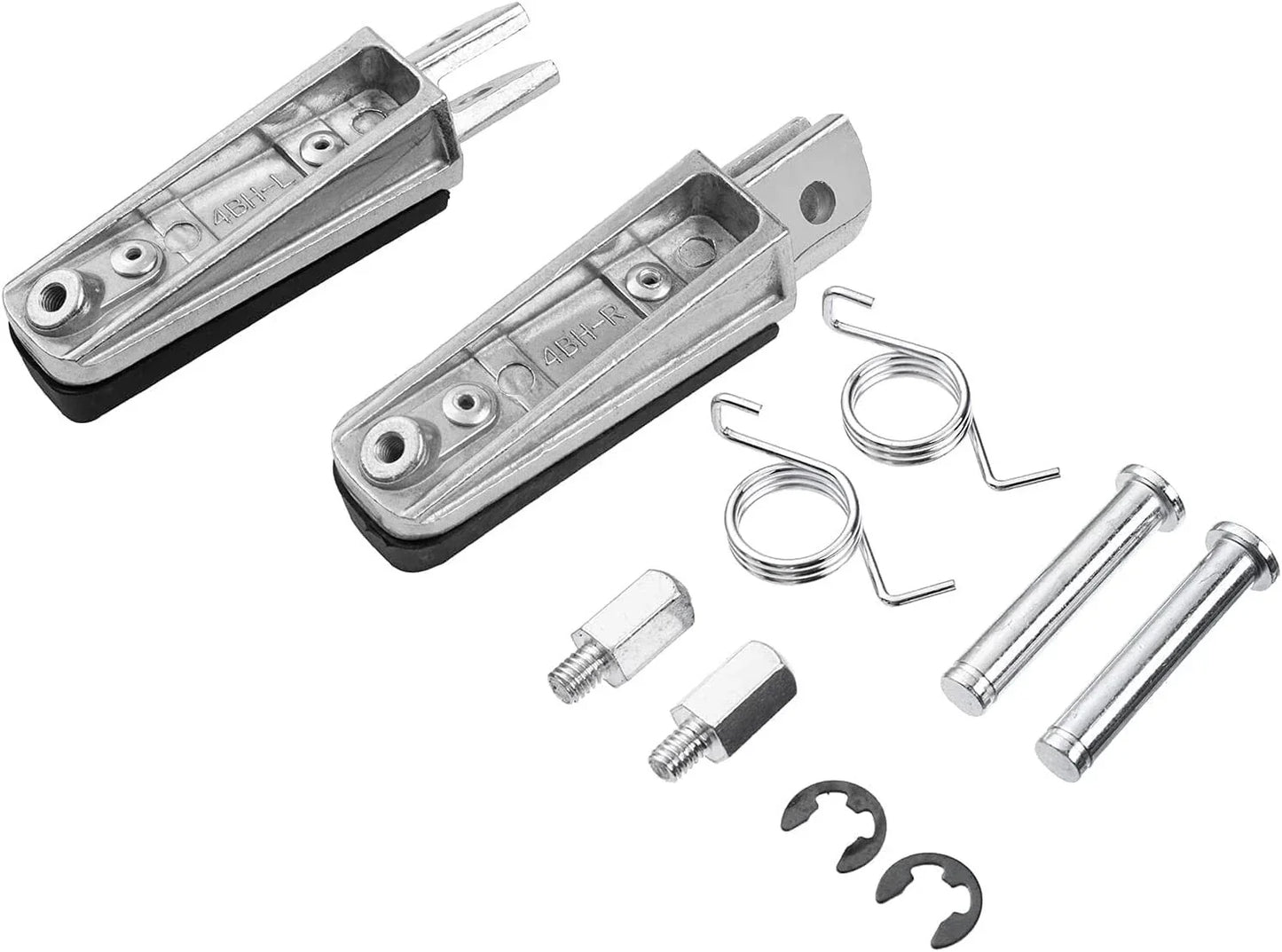 Front Foot Pegs Footrests for Yamaha XJ900S FJR1300 FZ1 FZ6 FZ6R YZF1000