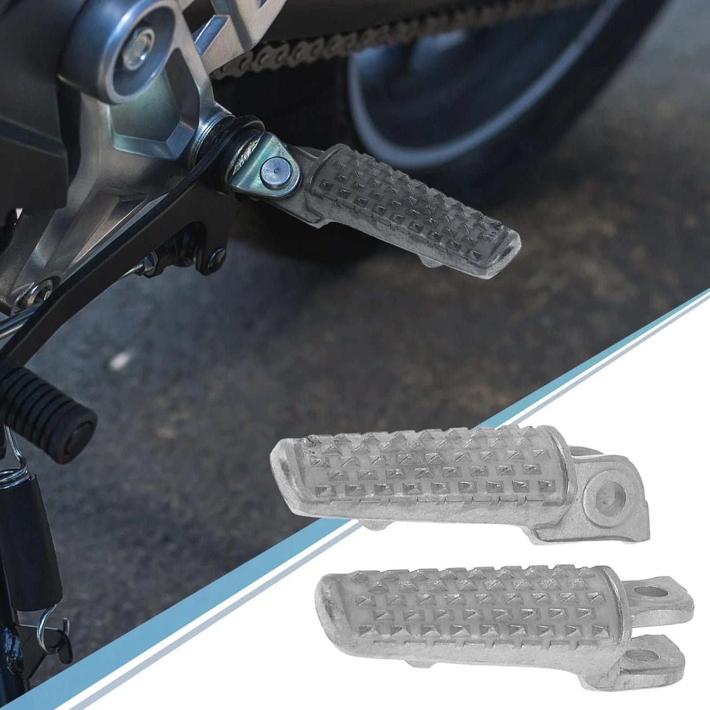8mm Metal Motorcycle Footrest Footpeg for Honda