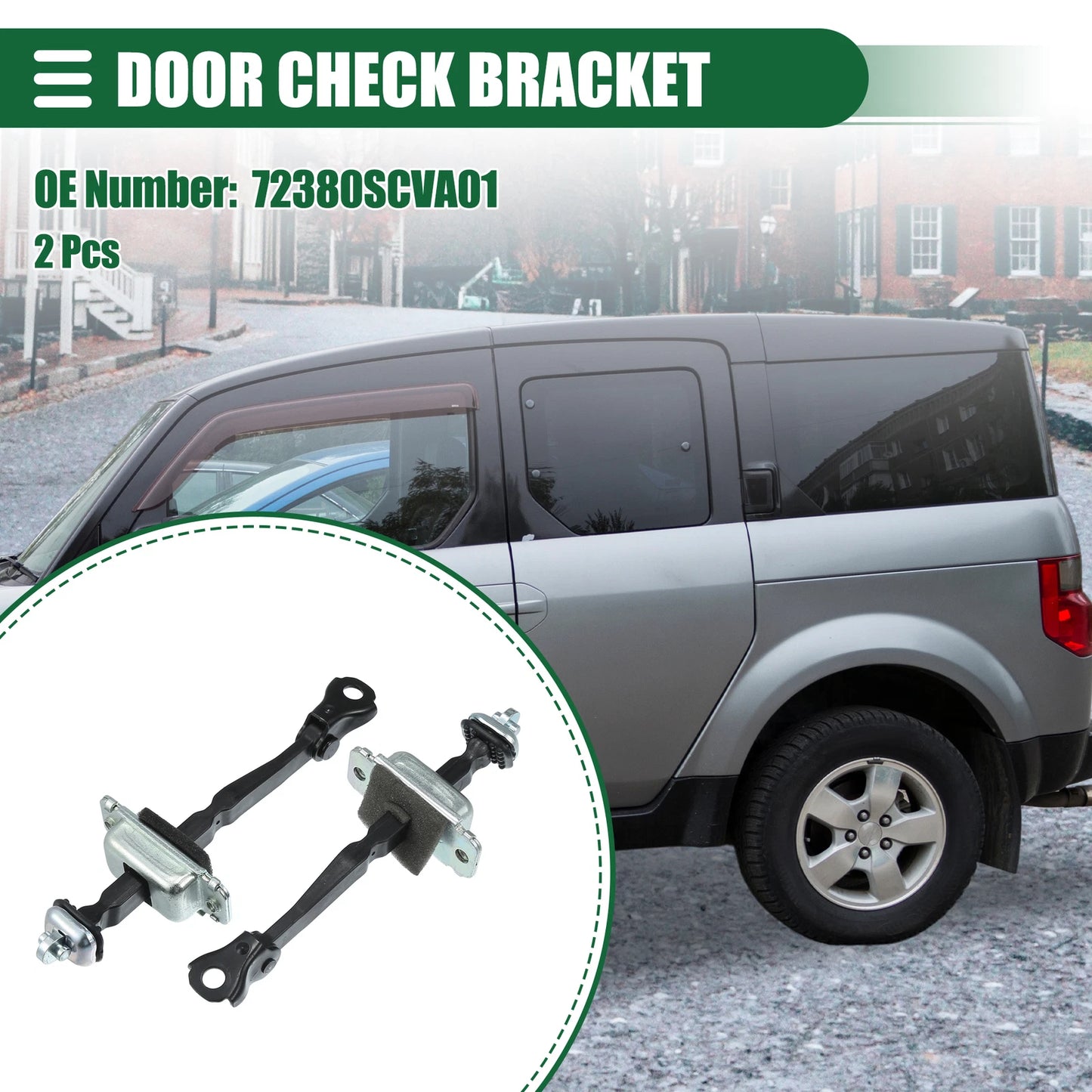 2X Door Check Strap Assembly for Honda Element (2003–2011) No. 72380SCVA01