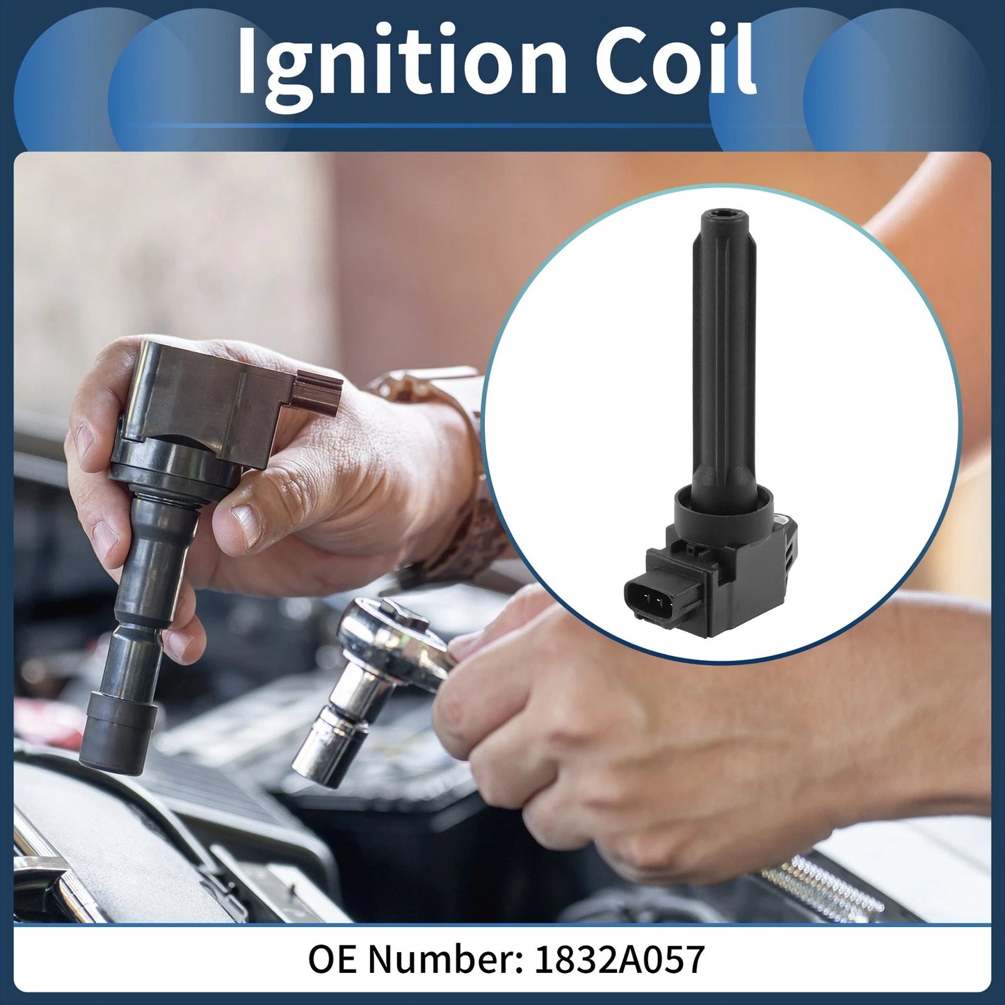 Ignition Coil Pack No. 1832A057 for Mitsubishi Mirage (2014–2015)